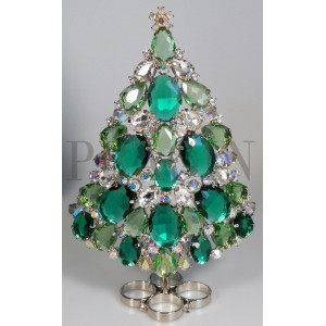 Weihnachtsbaum 18cm halb 3D